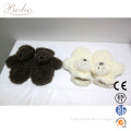 Cute Mini Baby Soft Plush Glove With dog Head For Winter